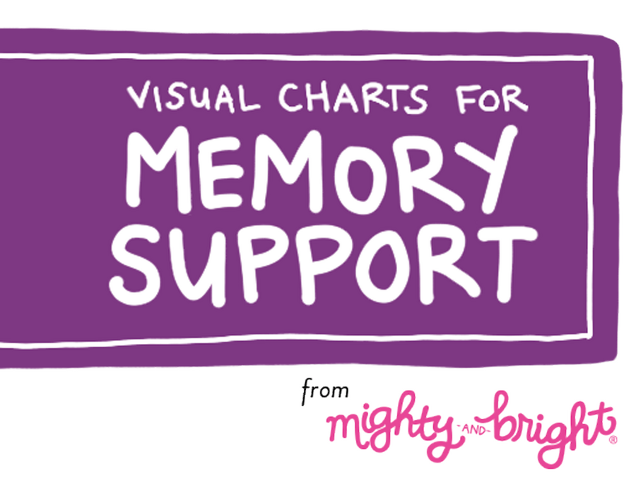 Visual Charts for Memory Support from Mighty and Bright